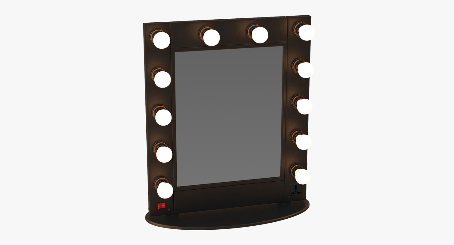 makeup mirror 02 3d model