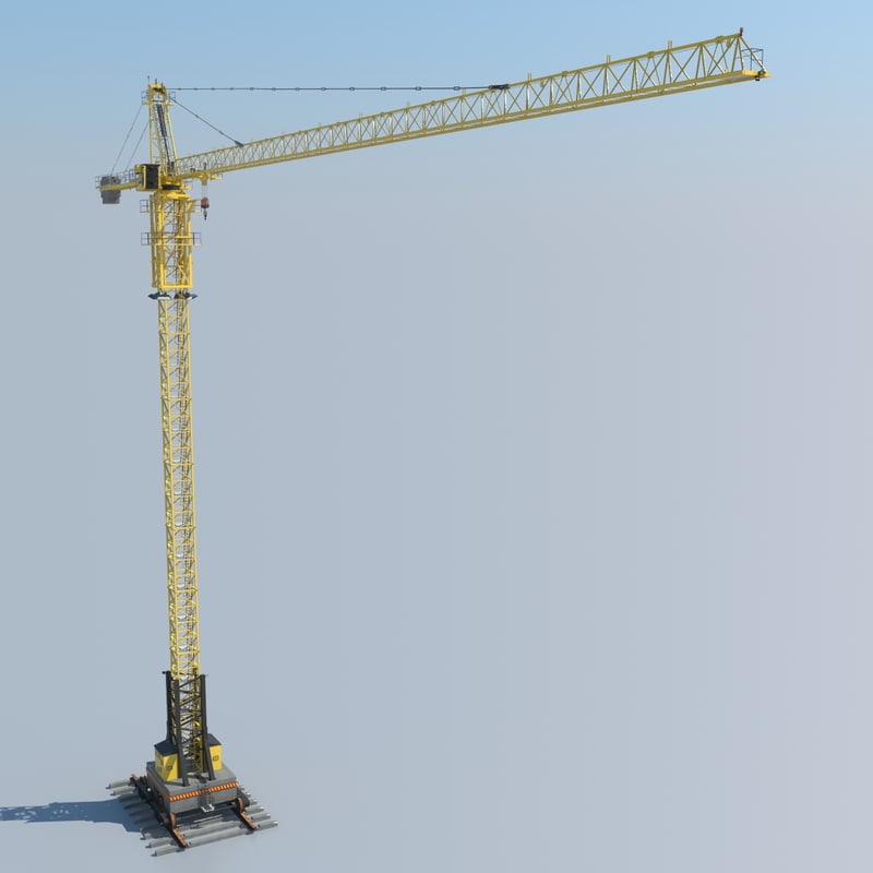 tower crane 3d model