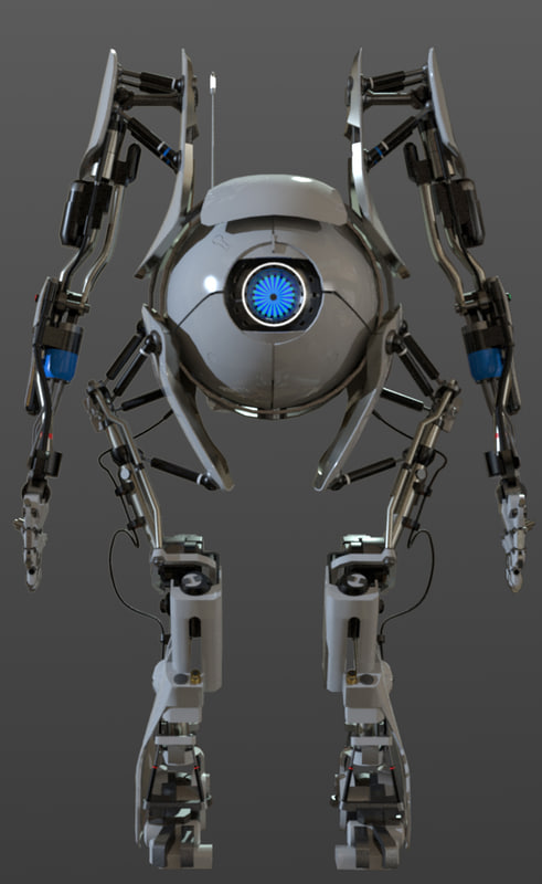 free blender royalty 3d models portal 2 obj