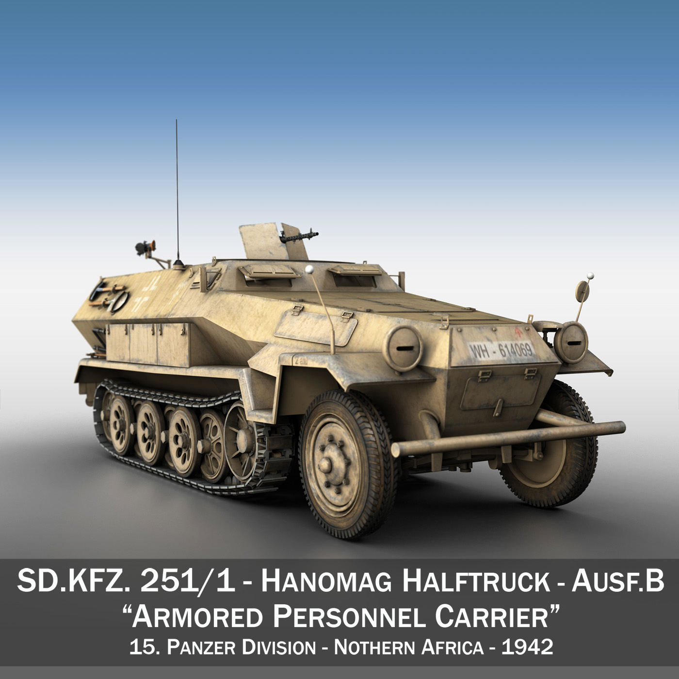 3d sd kfz 251 1