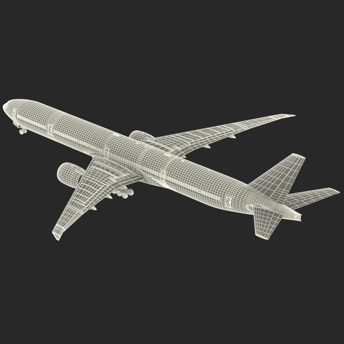 3d model boeing 777 9x generic