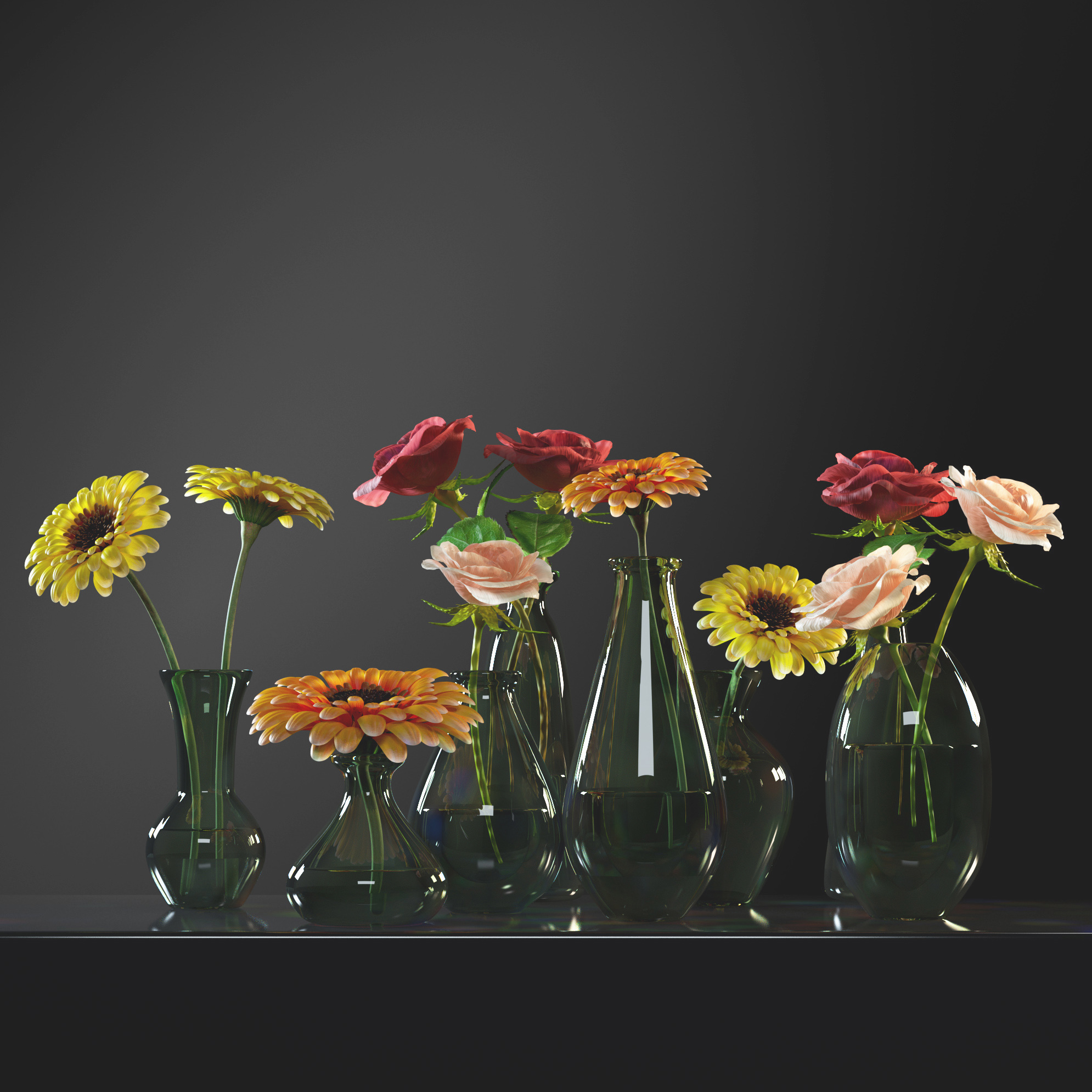 Max Small Vases Flowers