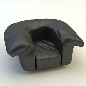 3d model chair edra sfatto