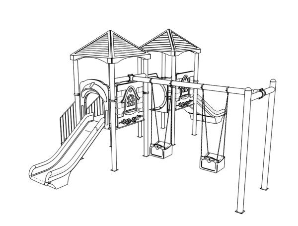 Дизайн детской площадки рисунок