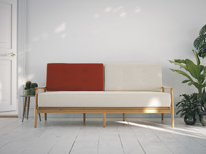 sofa vrayforc4d 3d model