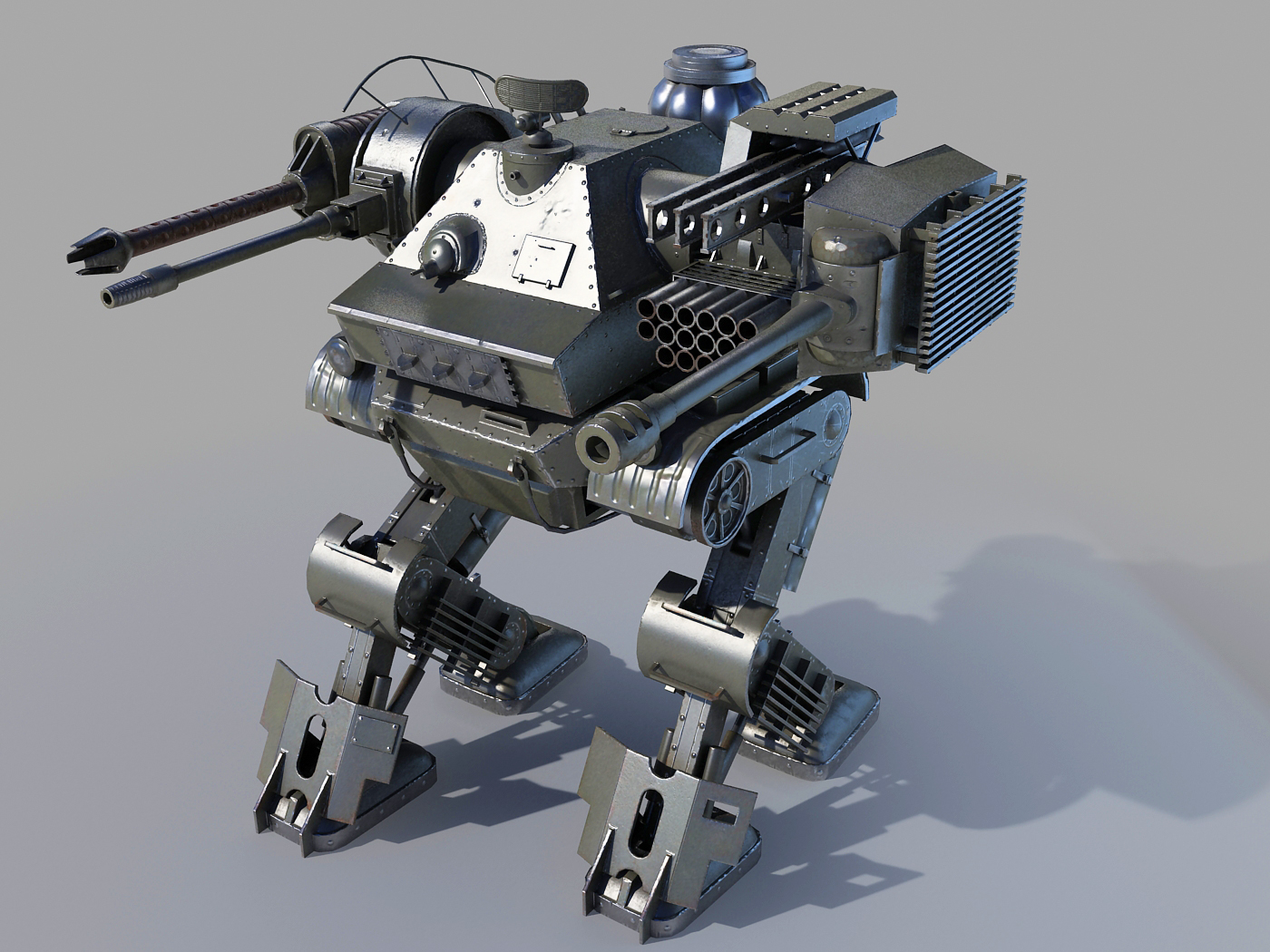3d robot weapon