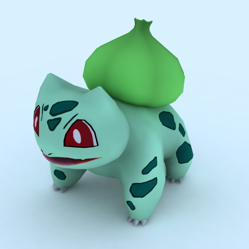 bulbasaur games 3d model