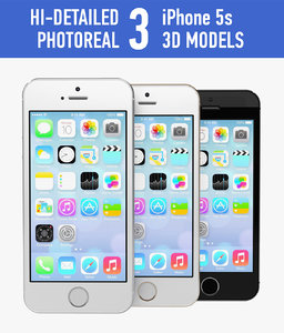 apple iphone 5s 3d model
