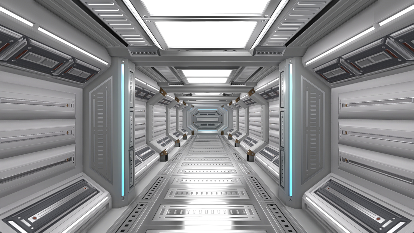 3d interior furniture sci-fi pack