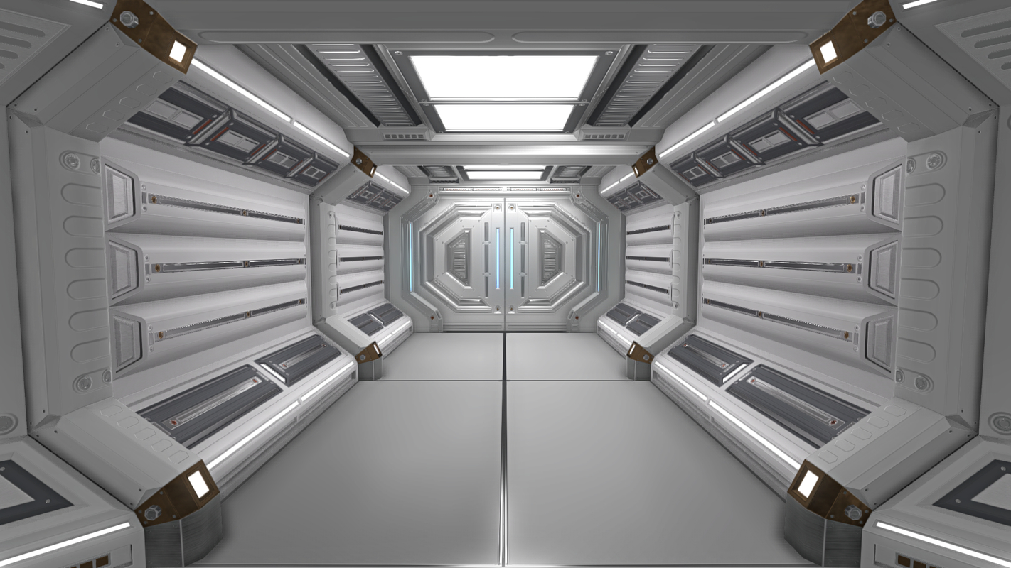 3d interior furniture sci-fi pack