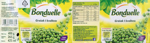 Bonduelle peas & corn texture