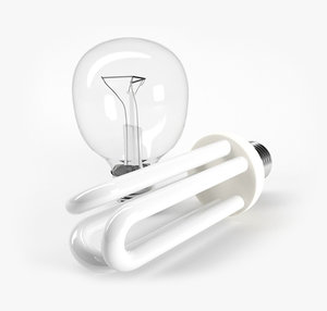 3d model of light bulb