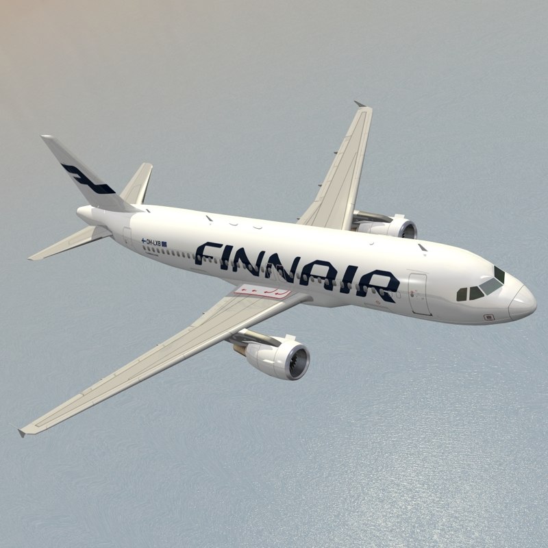 Airbus A320 Finnair Modelo 3D - TurboSquid 1043987