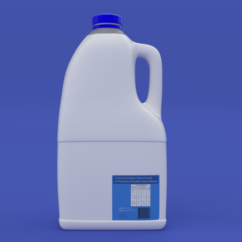 3d Plastic 3 Litre Milk Bottle 3d-plastic-3-litre-milk-bottle
