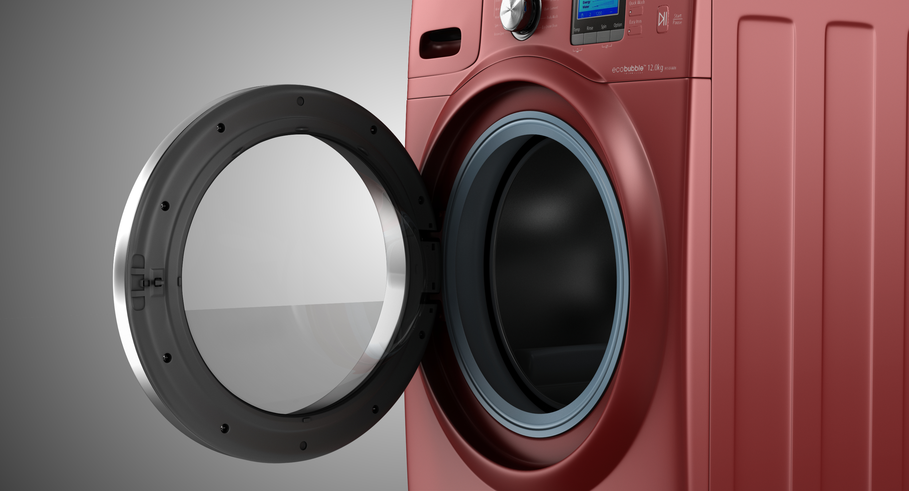 三星ecobubble洗衣机3d模型