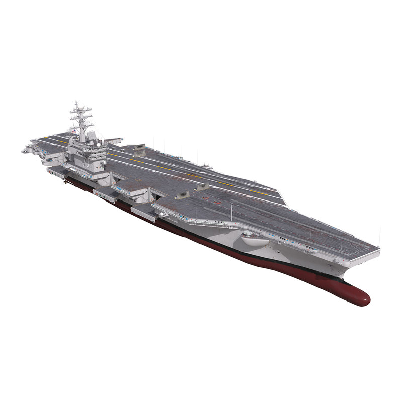 3d uss george washington cvn-73 model