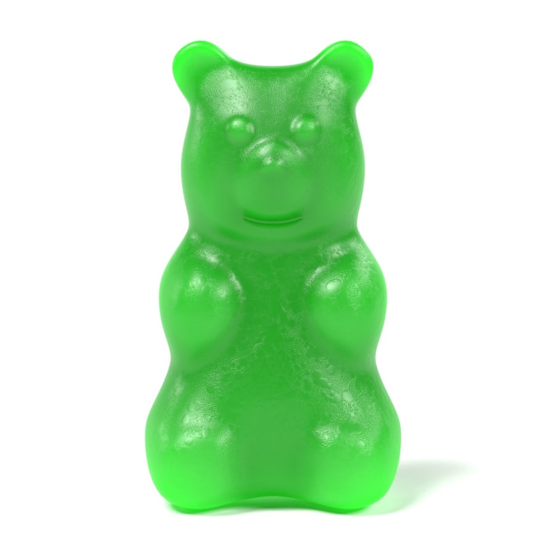 3d gummy bear model