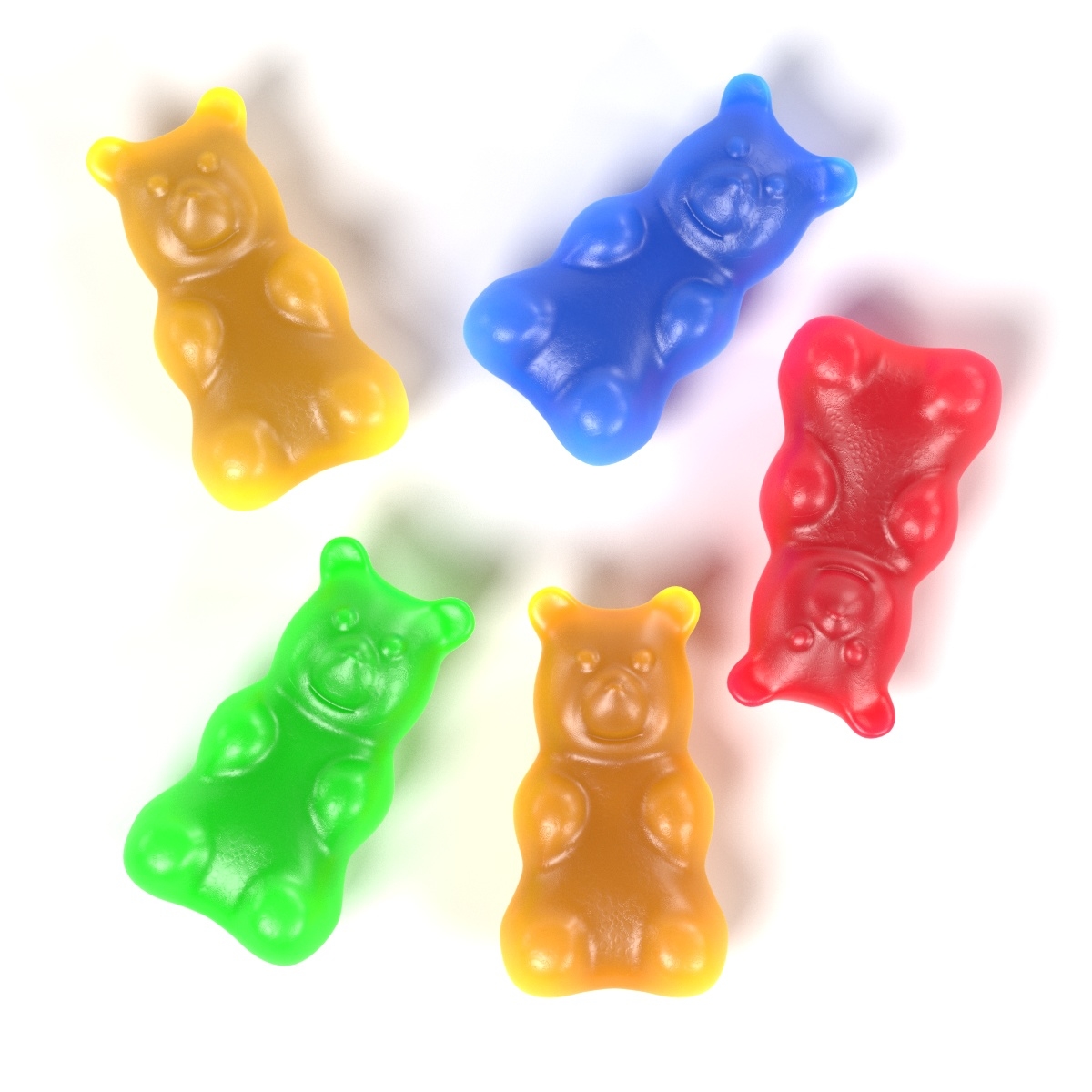 3d gummy bear model