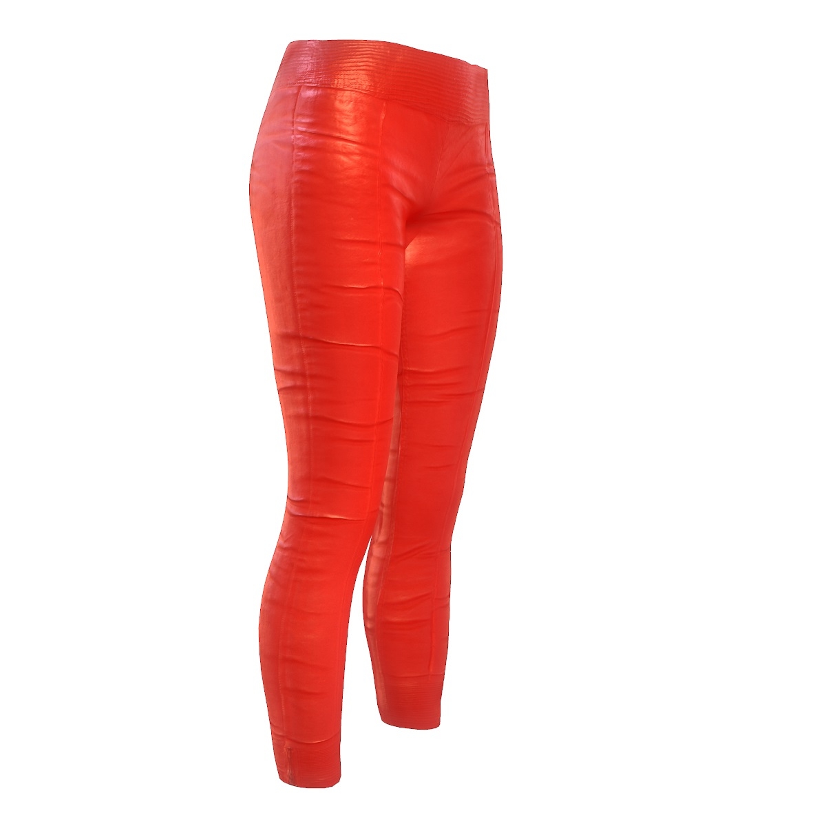 nike training colourblock legging in red