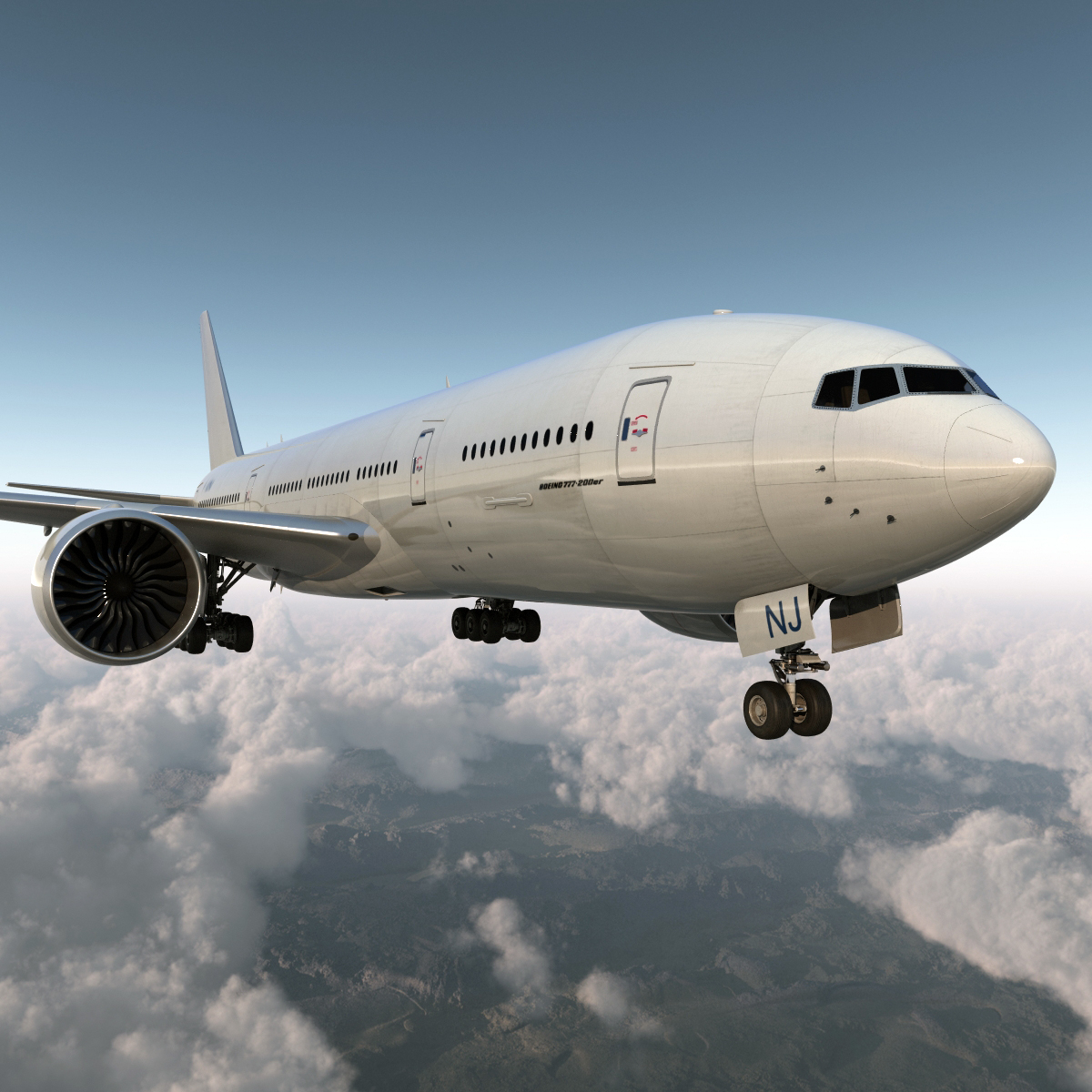 3d Boeing 777 200er Generic