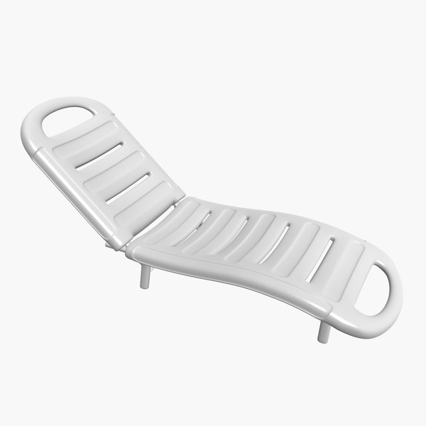 plastic sun lounger