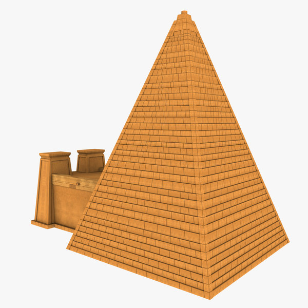 3d model sudanese nubian pyramid