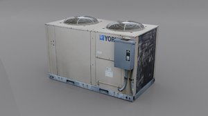 York - Roof Air condition Unit ( LOW POLY )
