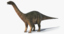realistic brontosaurus obj