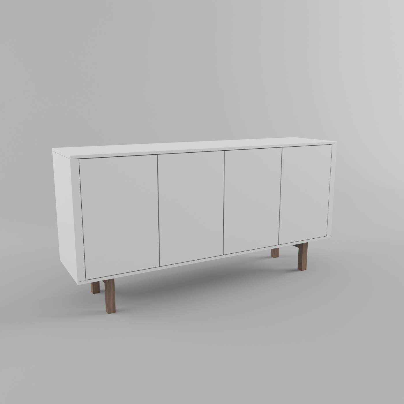 Free Ikea Stockholm Sideboard 3d Model