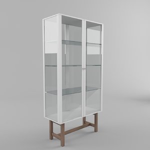 free ikea stockholm cabinet 3d model