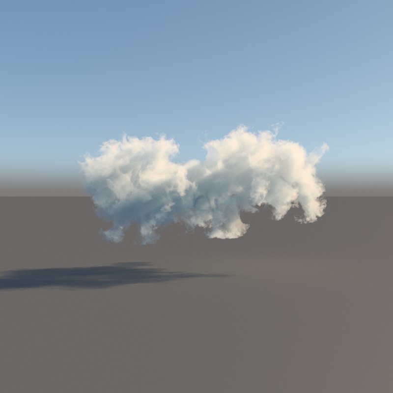 Volumetric clouds