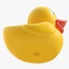 3d model rubber duck