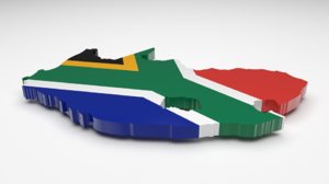 south africa 3d model