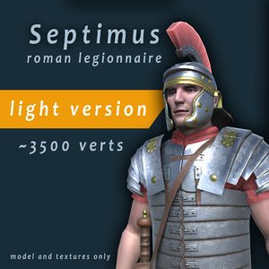 3d roman legionnaire light