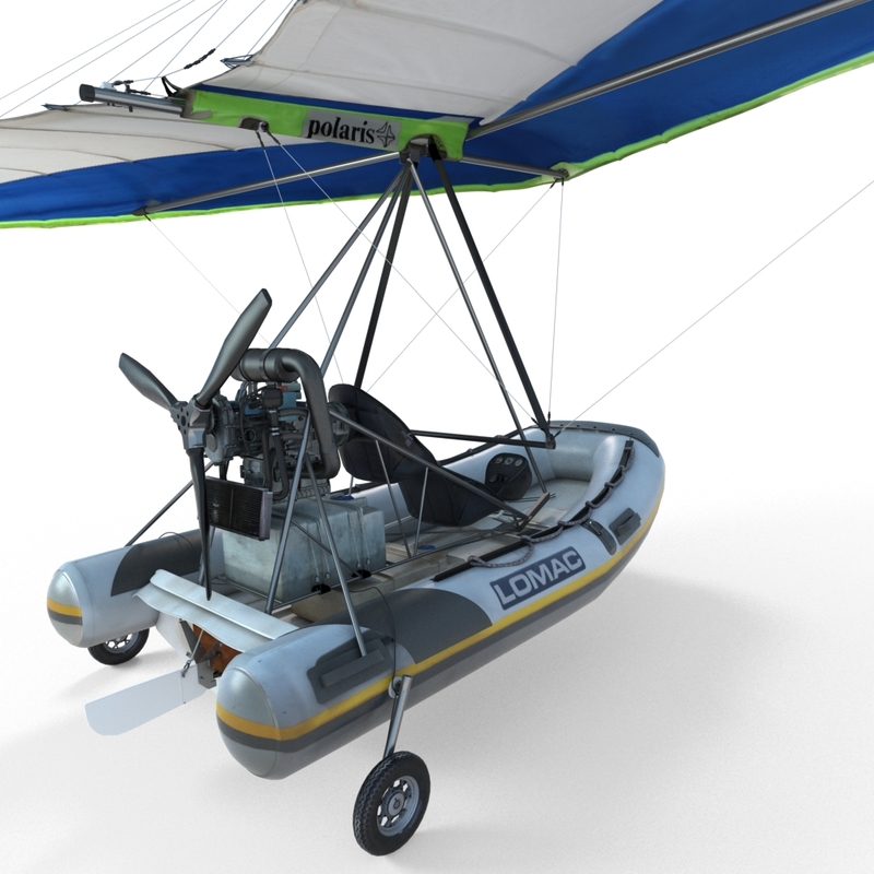 3d polaris flying inflatable boat