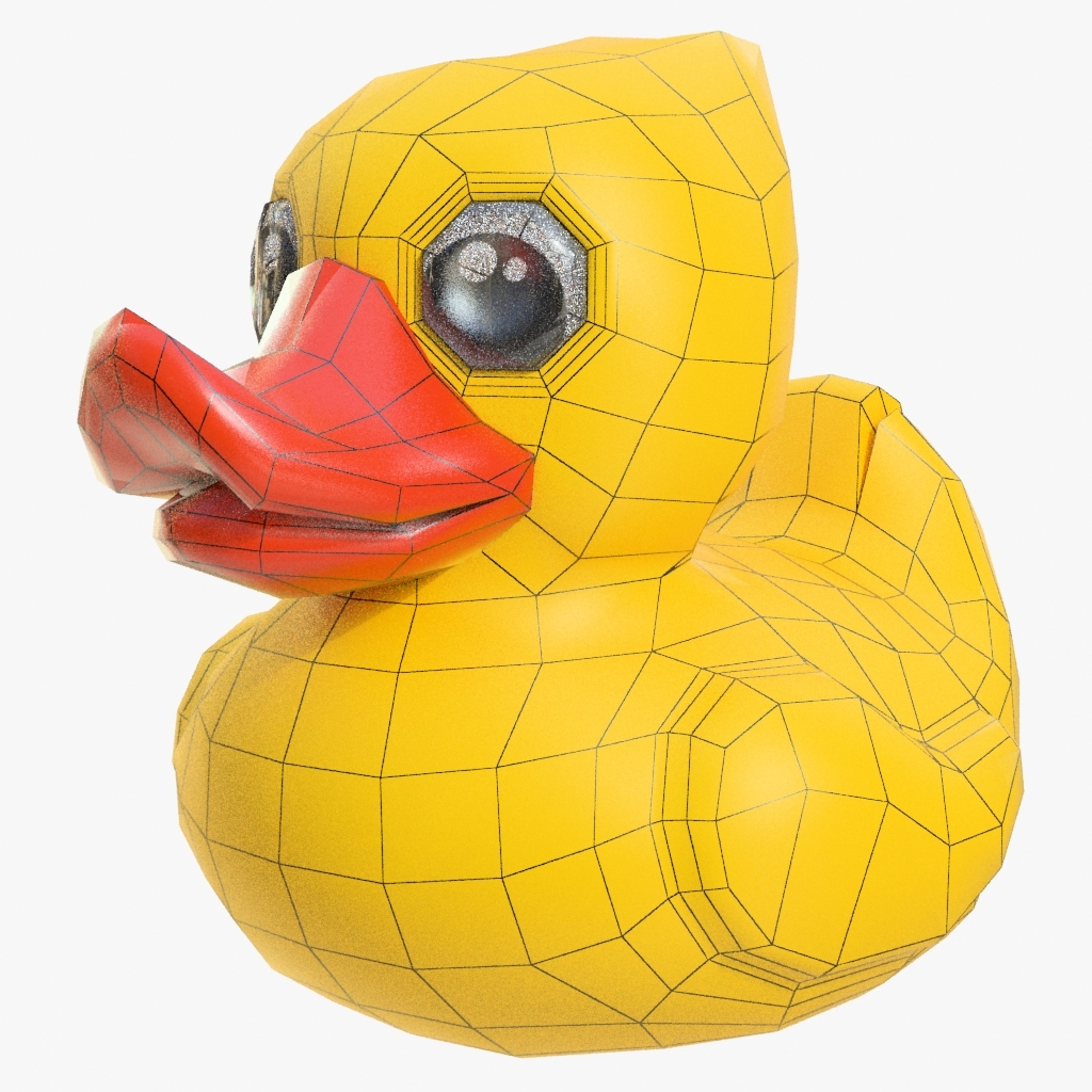 3d rubber duck model