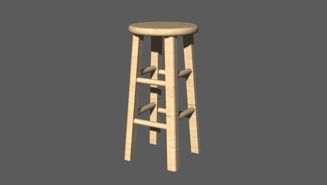 stool bim bricscad dwg free