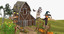 farm cartoon scene landscape 3d model