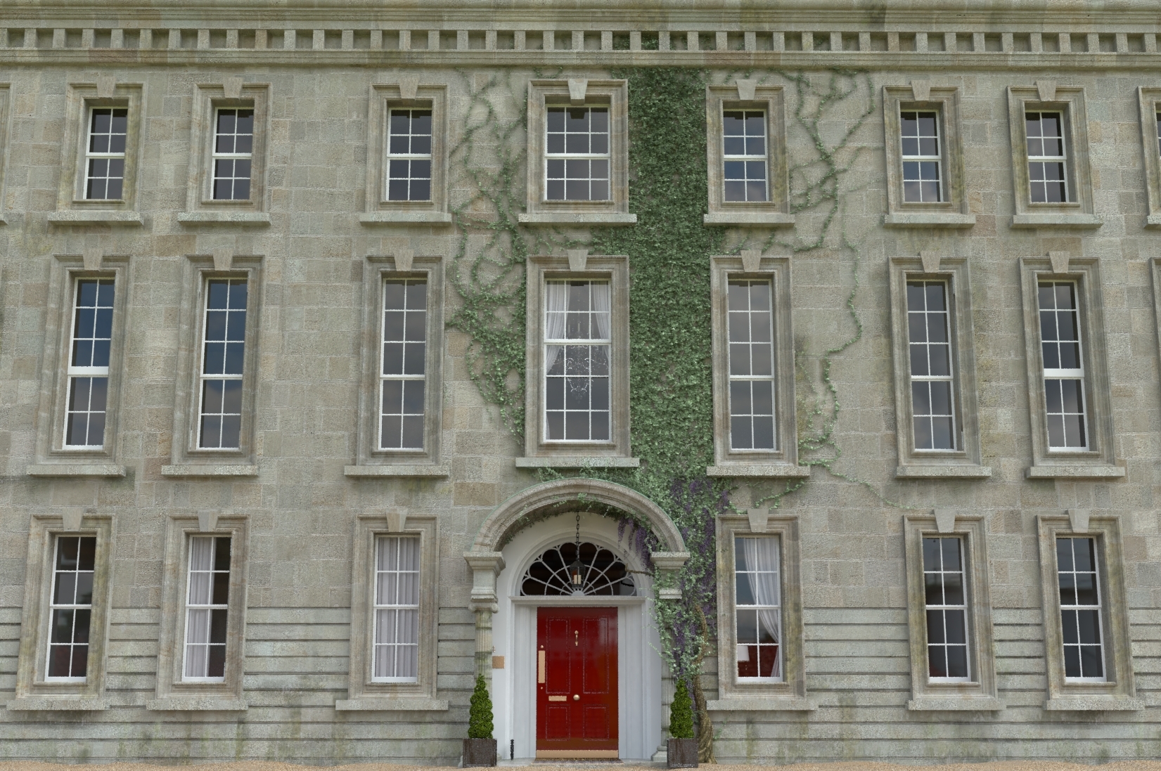manor house 3d obj