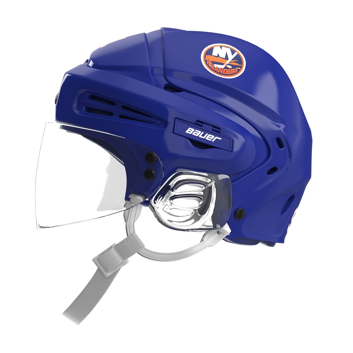 hockey helmet islanders 3d model