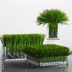 fbx grass arrangement