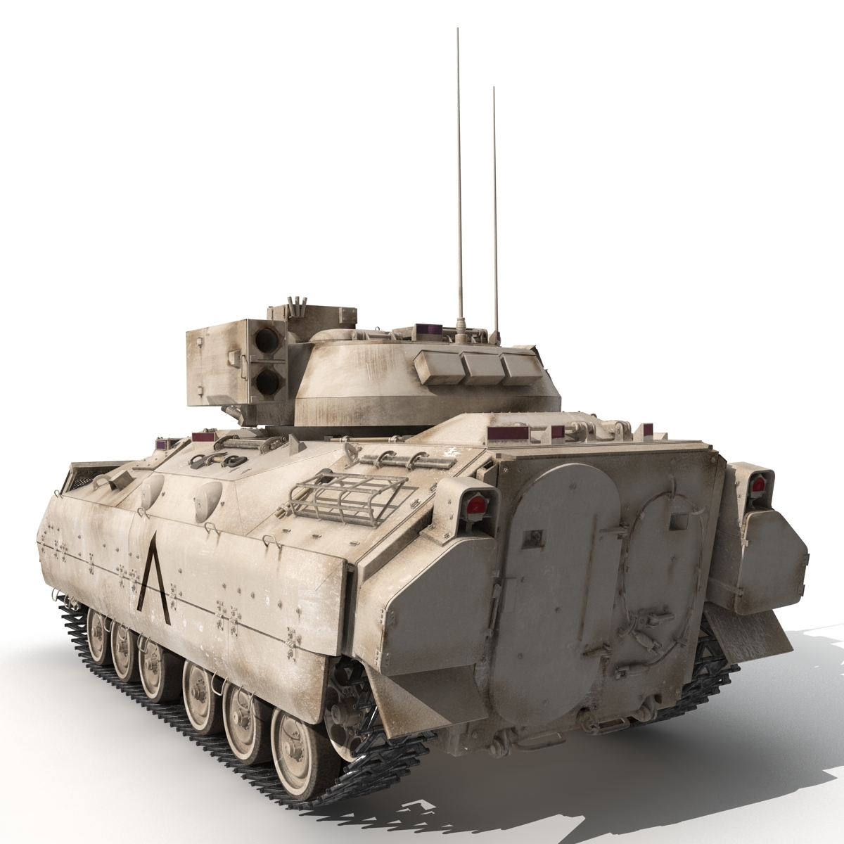 美国步兵战车布拉德利m23d模型