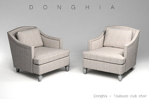 donghia toulouse club chair 3d 3ds
