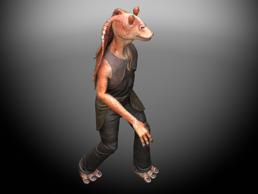 jar jar binks 3d sculpture puzzle