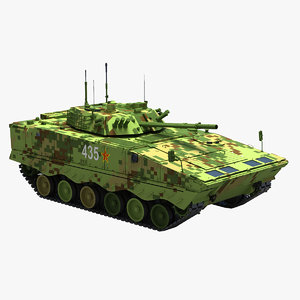 chinese zbd-04a pla ifv 3d model