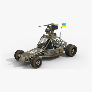 military buggy 3d model