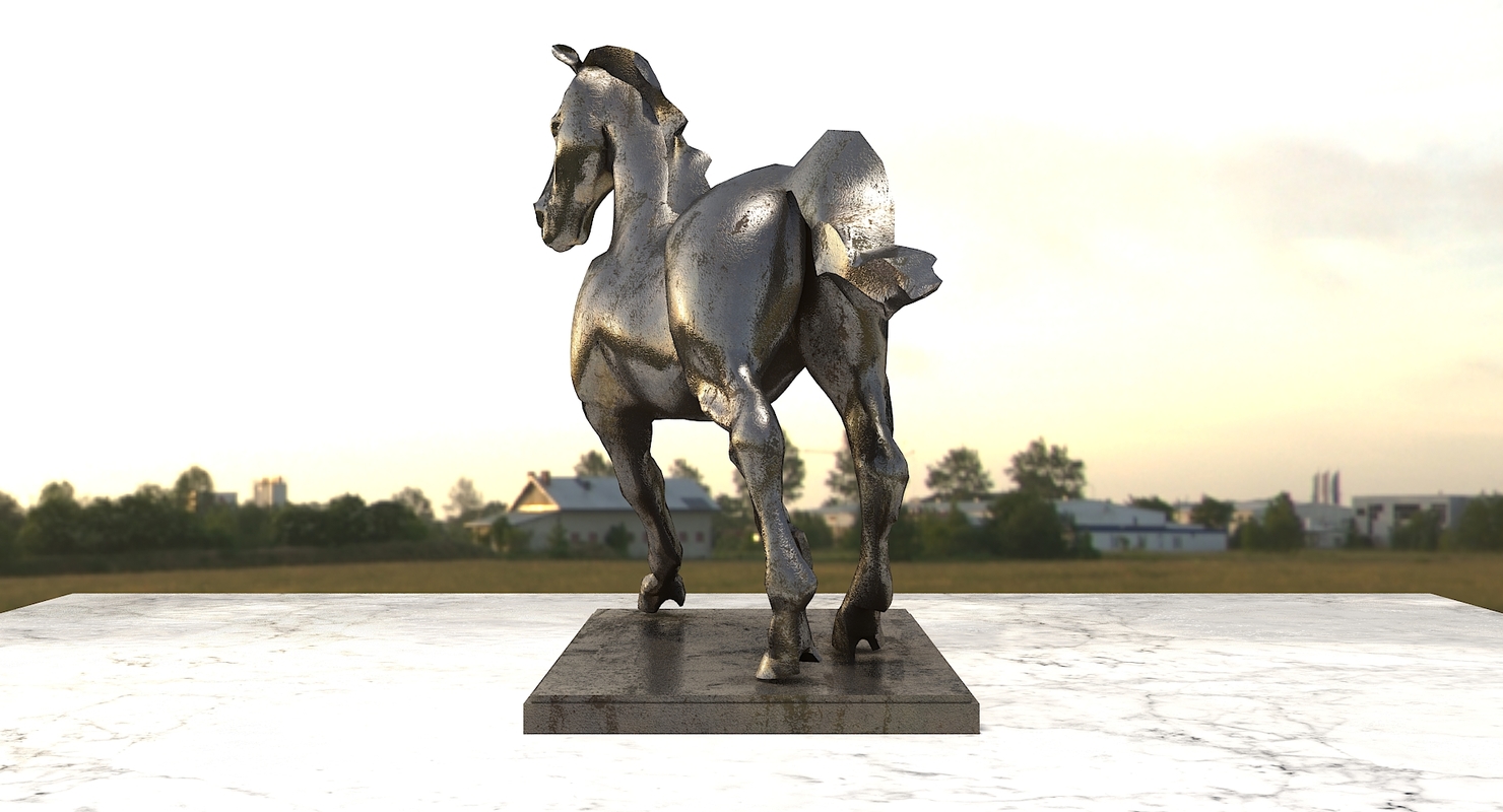 decorate sculpture animal 3 3d model