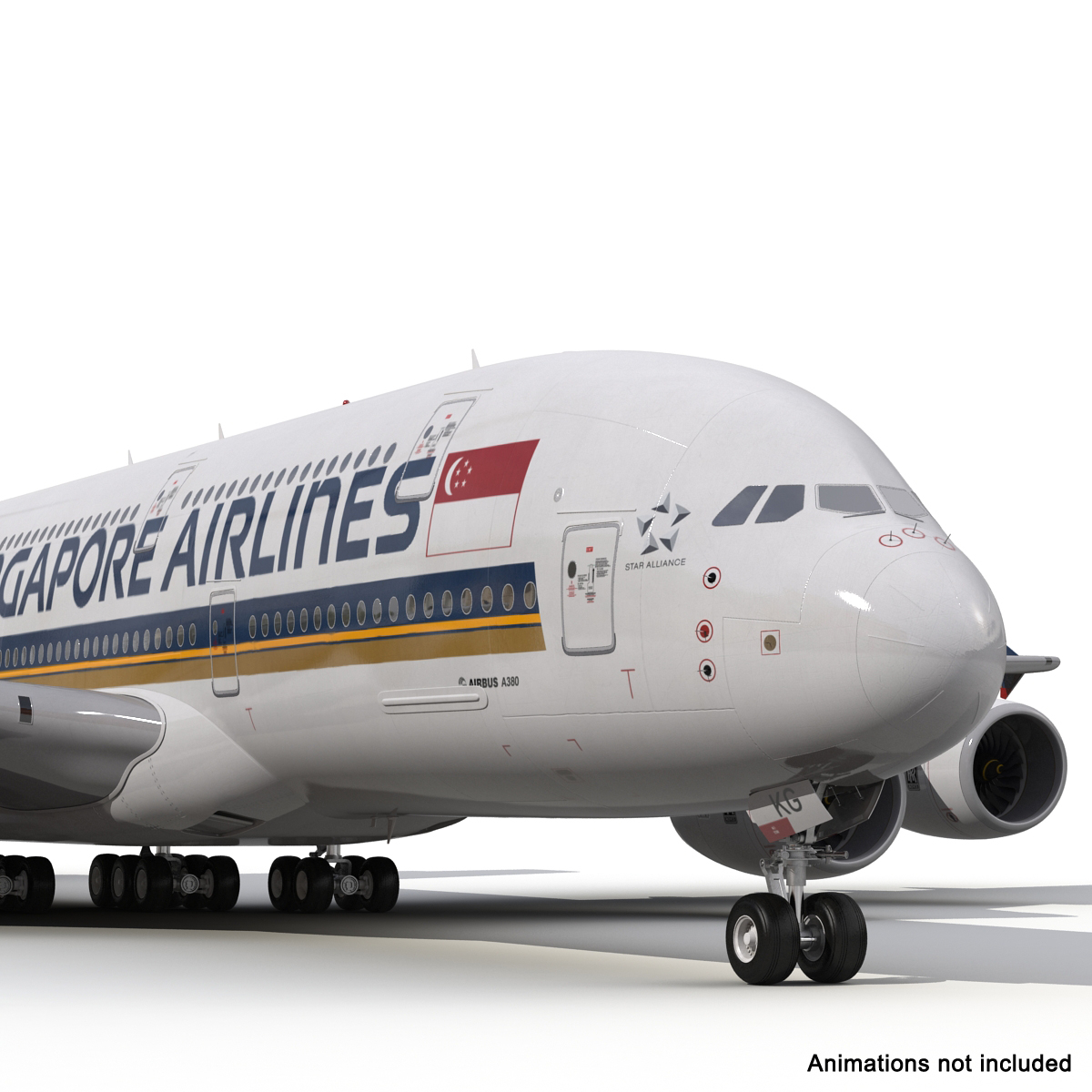 Airbus A380 900 Singapore Airlines Rigged 36200 4185A956 4D14 47CE A7E5 E0093BC9444CZoom 1 