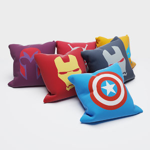 max superheroes pillows