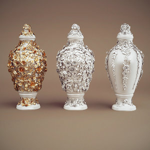 3d jc obj-can vases